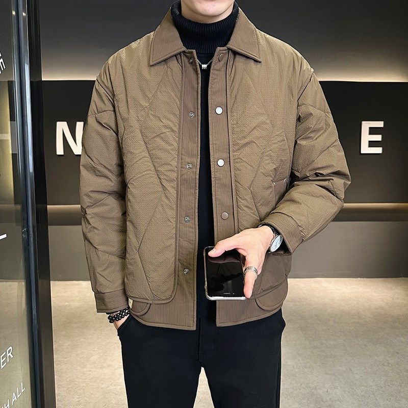 梵沃FW1360 新款现货冬季羽绒服男2024轻薄短款翻领假两件外套,男装,羽绒服,淘宝优惠券,粉丝福利购,淘宝优惠卷