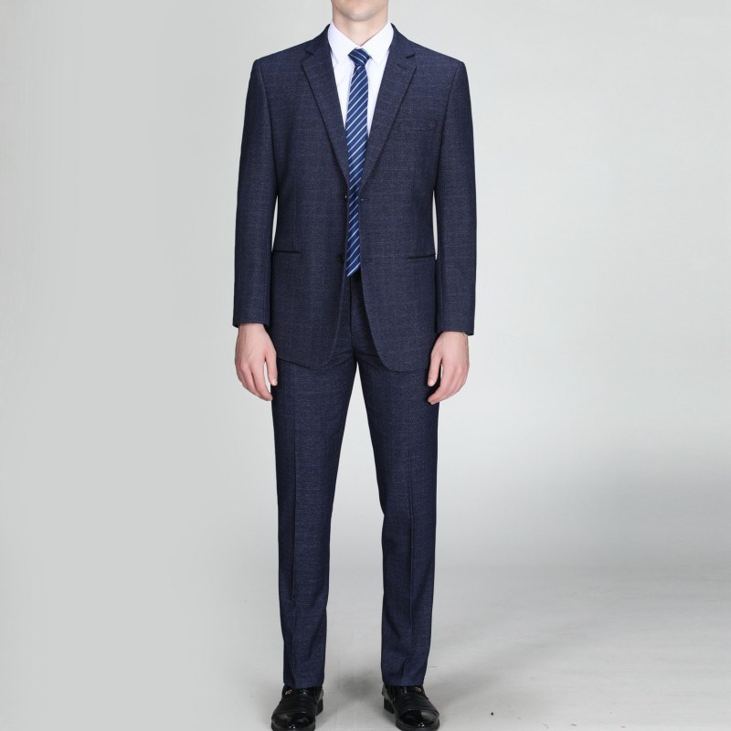 新款西装套装男高级感商务正装中年商务羊毛高档宴会结婚整套西服