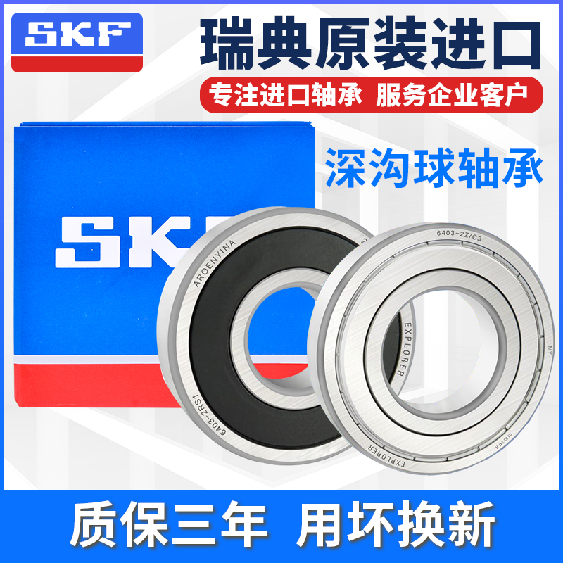 进口SKF不锈钢防水轴承S6307 6308 6309 6310 6311 6312 6313Z RS