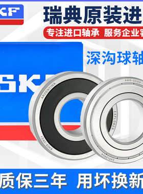 进口SKF不锈钢防水轴承S6307 6308 6309 6310 6311 6312 6313Z RS