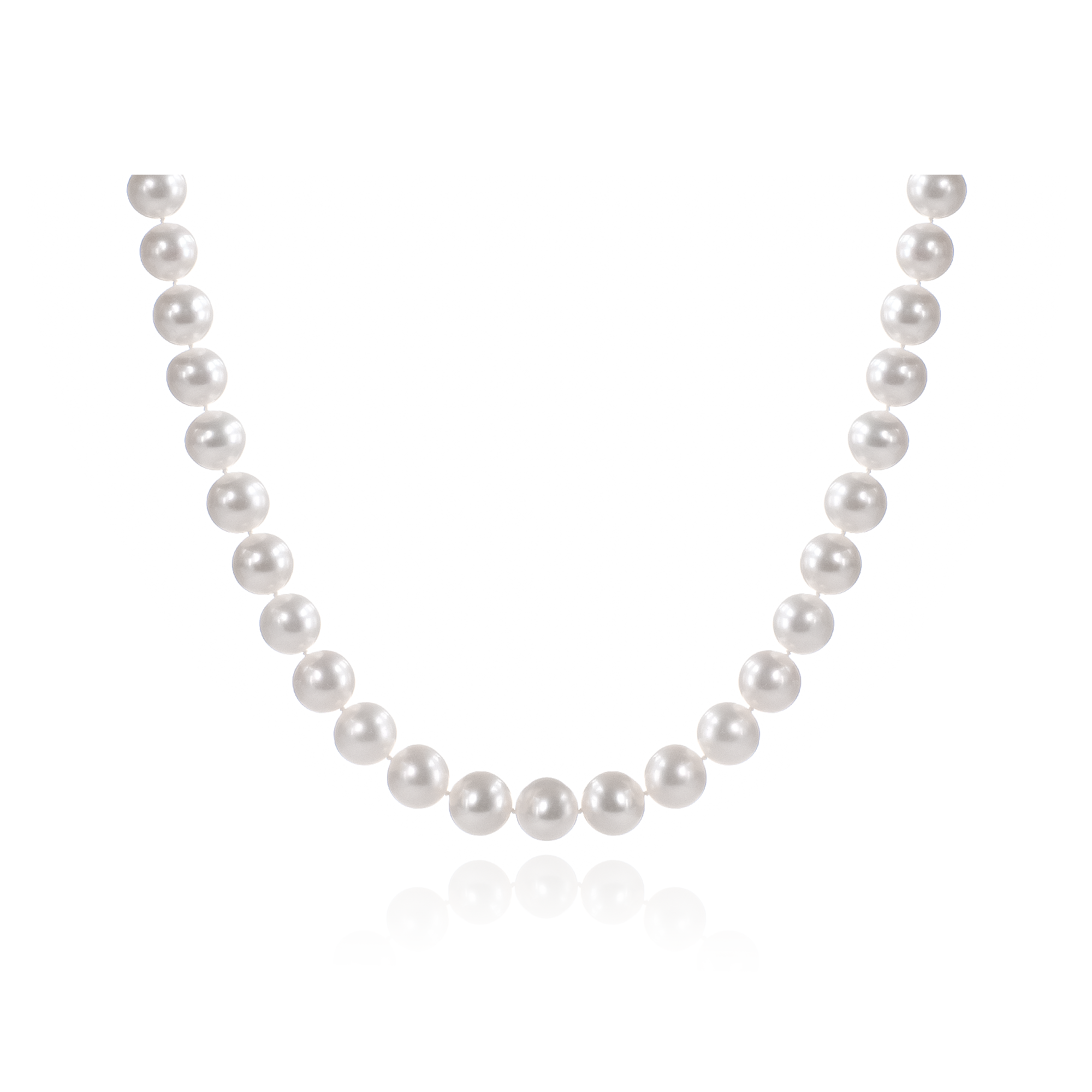 毕业级13-14mm正圆强光淡水珠串