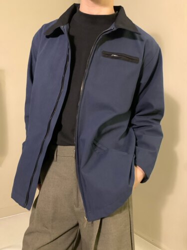美式底特律夹克卡哈特工装春秋款百搭帆布翻领水洗做旧J97外套潮