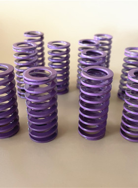 紫色弹簧SWC盘起矩形SSWC怡合达螺旋压缩弹簧YSWC10 12 14.5 16