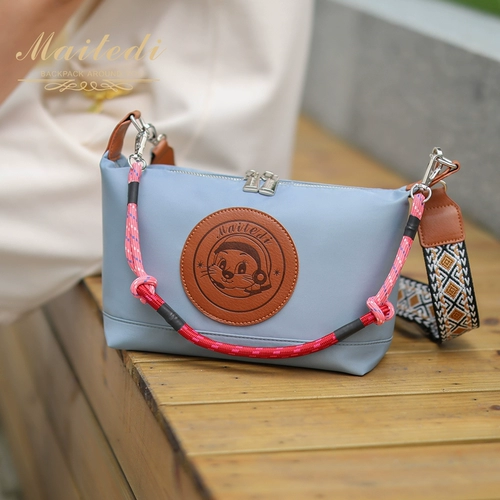 Портативная кожаная сумка на одно плечо