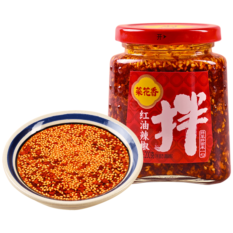 菜花香四川拌菜调味红油辣椒200g