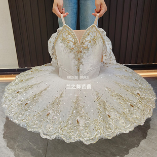 兰之舞睡美人银仙子女变奏芭蕾舞裙演出tutu裙大人儿童定制比赛服