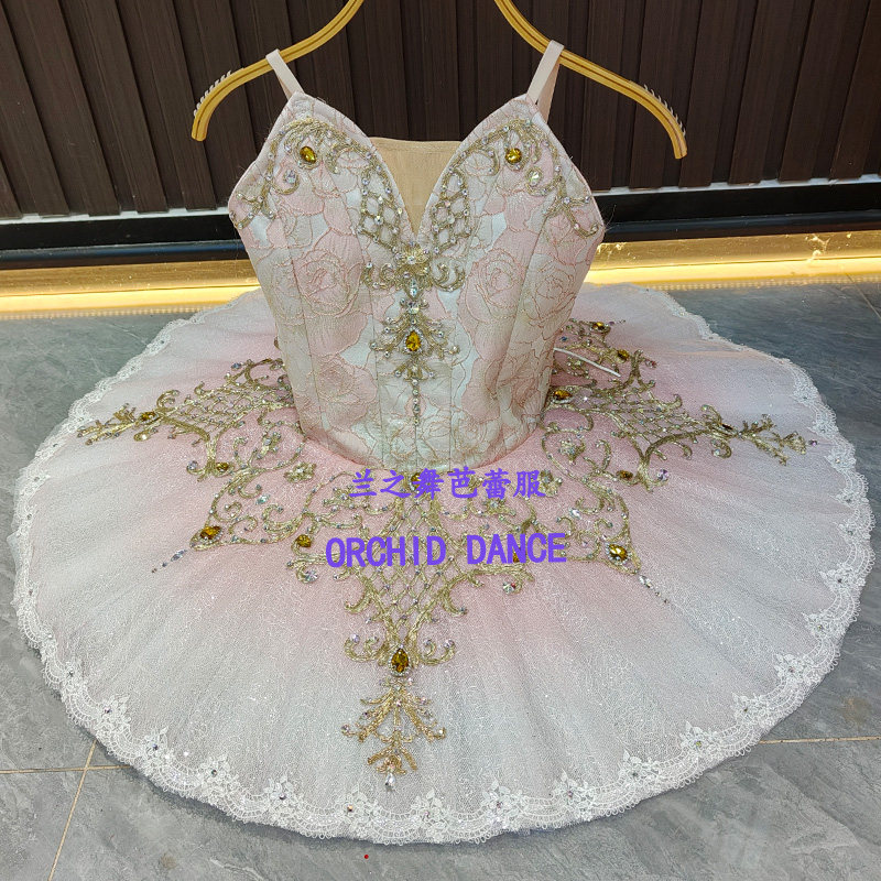 兰之舞仙女娃娃变奏芭蕾裙演出tutu裙大人儿童专业定制比赛表演服