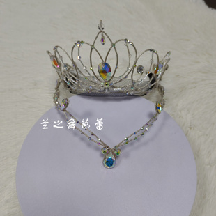 兰之舞芭蕾头饰皇冠通用款睡美人银仙子多种变奏手工定制比赛头饰