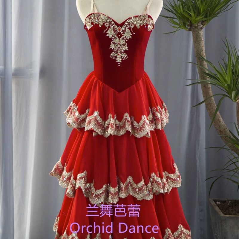 ORCHIDDANCE芭蕾舞蹈裙表演长裙