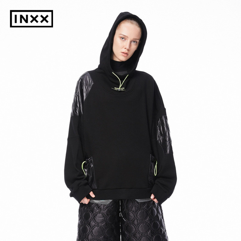inxx sports2025年秋季原创潮牌冬情侣贴袋装饰宽松连帽卫衣,男装,卫衣,淘宝优惠券,粉丝福利购,淘宝优惠卷
