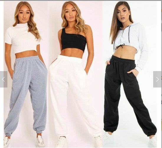 Loose Women Casual Sweatpants Ladies Tracksuit Jogger Dance 女装/女士精品 休闲裤 原图主图