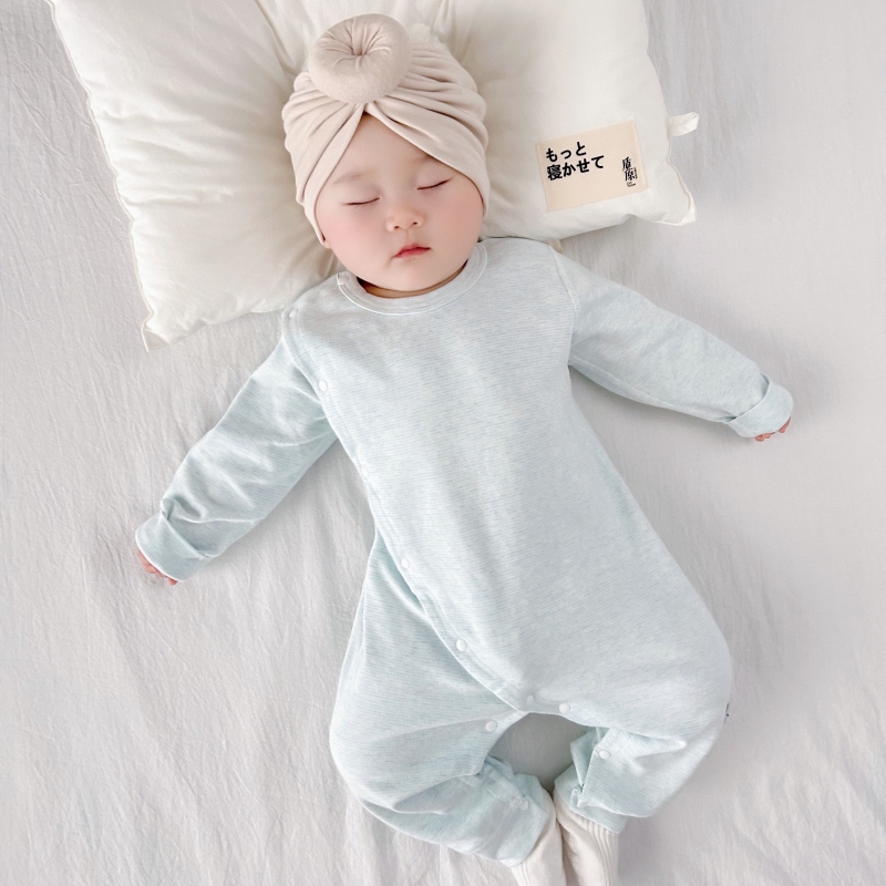 婴儿秋衣宝宝连体衣保暖家居服