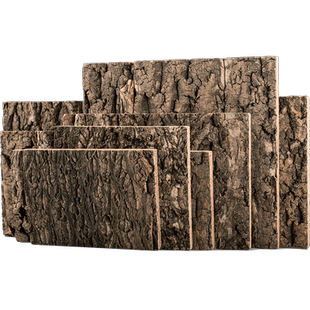 爬宠橡树皮背景板箱缸造景装饰爬虫陆龟箱原木蜥蜴微景观仿真雨林