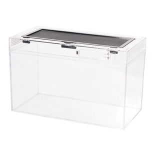 爬宠饲养缸守宫蜥蜴乌龟蛇寄居蟹亚克力饲养箱雨林缸水陆缸仿玻璃