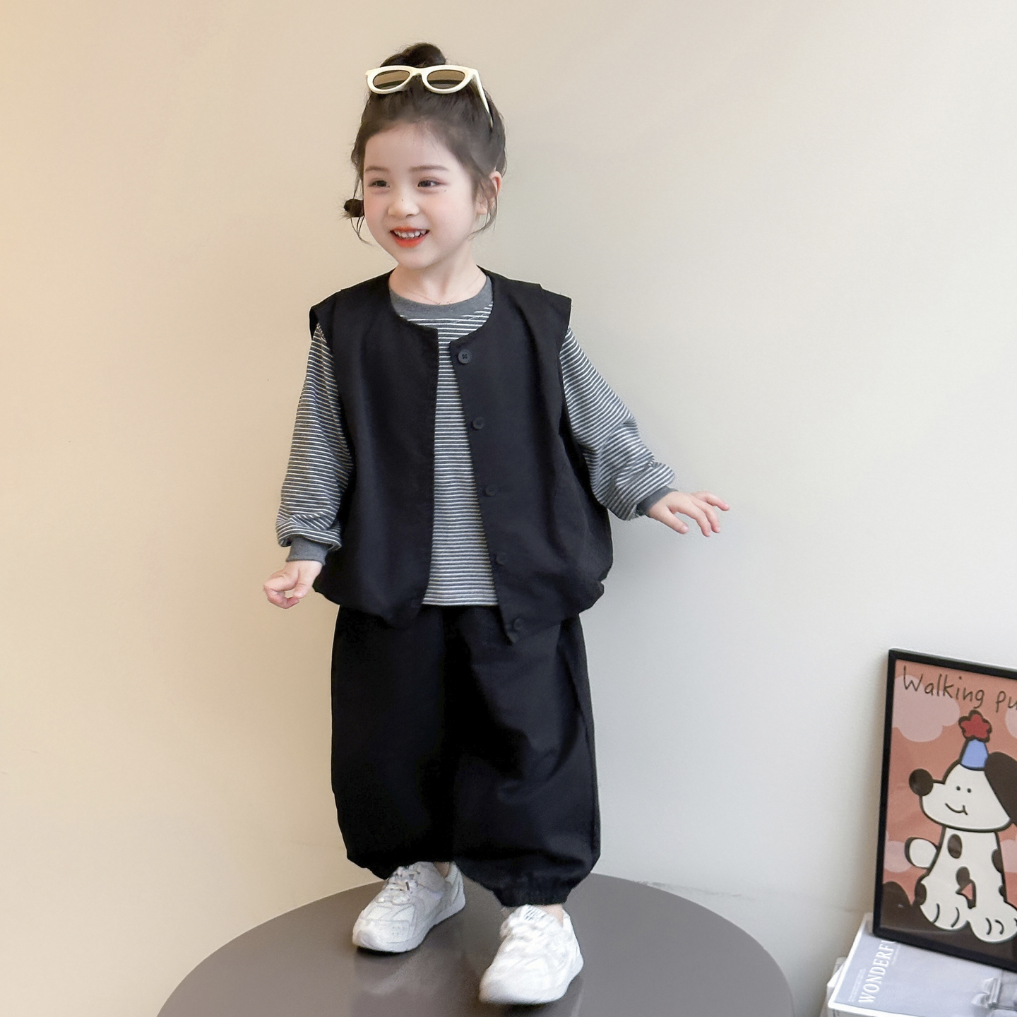 女童套装秋季2025新款女宝宝衣服