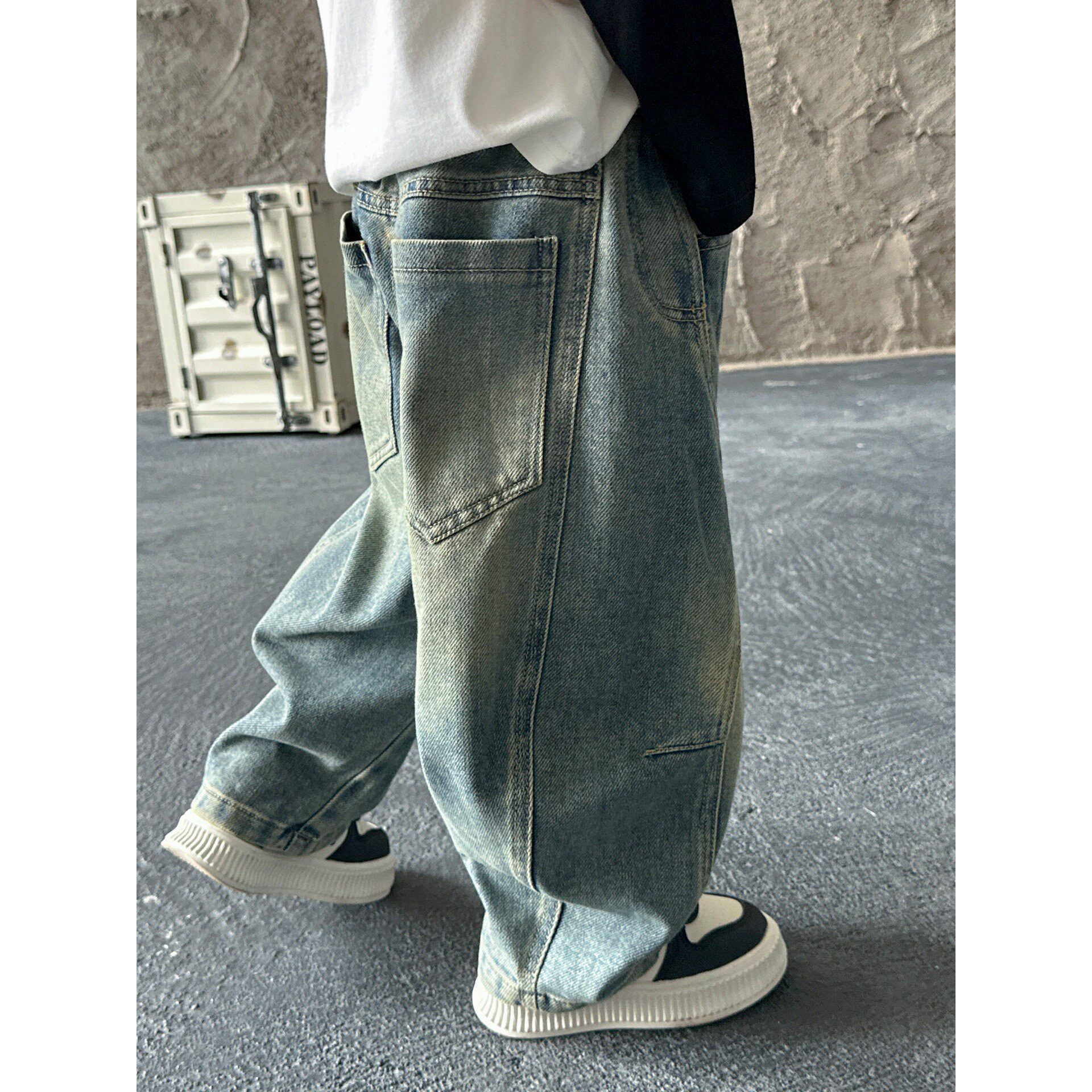 男童春秋季裤子儿童休闲牛仔裤2026新款中小童直筒裤宝宝韩版长裤