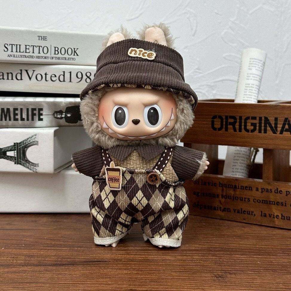 拉布labubu换装二代17cm衣服公仔毛衣针织替换娃衣秋冬上衣外套