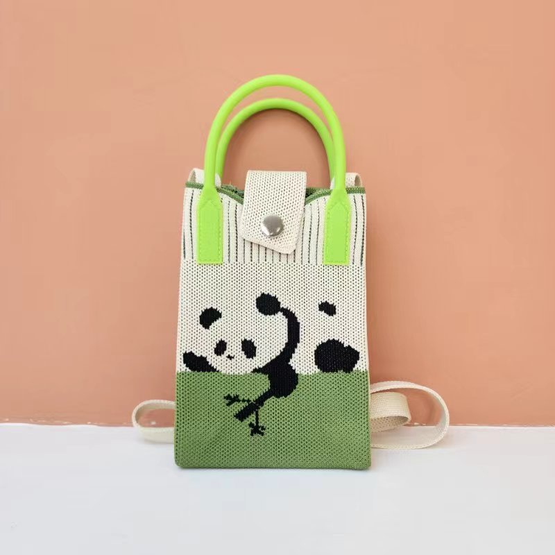 高级感新款针织手机包百搭个性手提包卡通可爱女士手拎托特包,箱包皮具/热销女包/男包,单肩包,淘宝优惠券,粉丝福利购,淘宝优惠卷