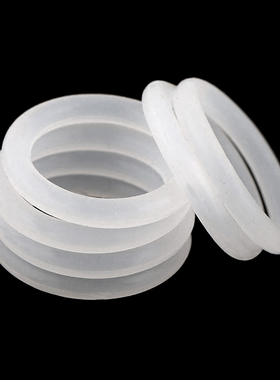 线径5mm胶圈O型圈白色食品级耐高温橡胶密封圈防水环防漏环圆形GG