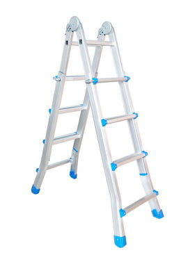 兴航发XHF404铝合金小巨人多功能梯子4步1.9m人字梯3.98m直梯加厚