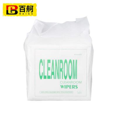 百舸无尘纸1包工业擦拭纸吸油吸水工业纸除尘纸不织布4*4寸(1200