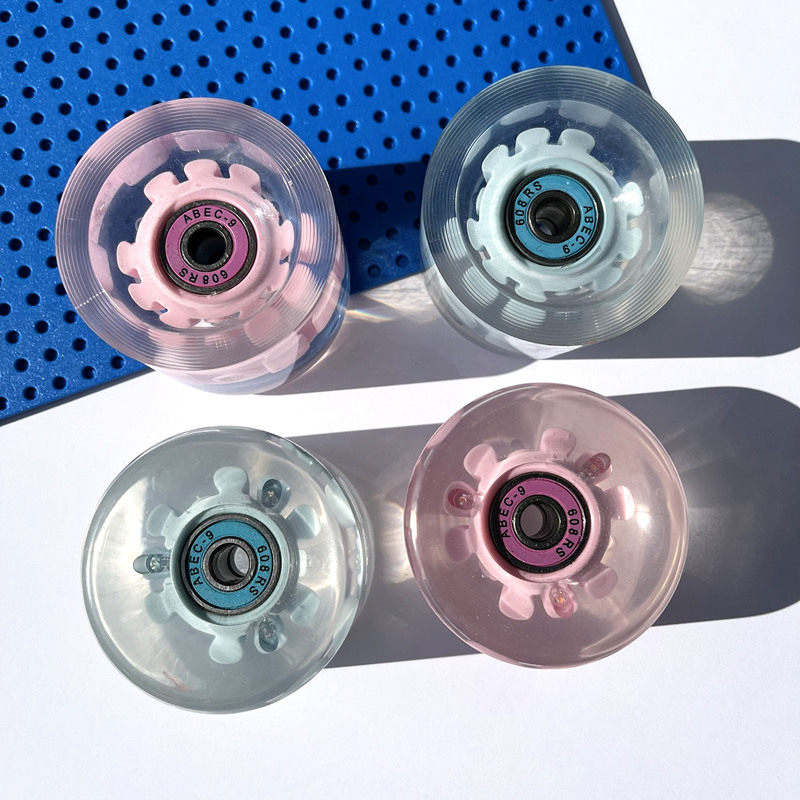 滑板轮子发光轮闪光轮陆冲滑板轮