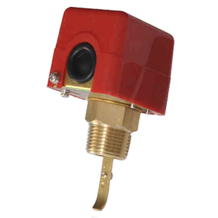 伊莱科管道水流开关传感器自动控制器HFS-25靶式流量开关水流量计