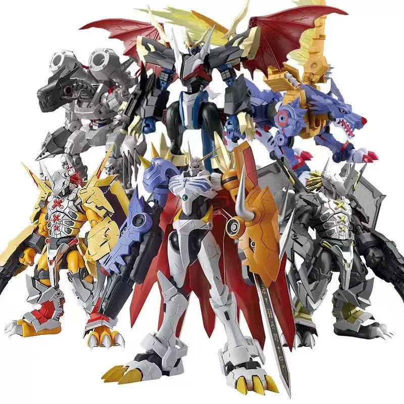 正版FRS数码宝贝Amplified手办拼装战斗暴龙奥米加钢铁加鲁鲁现货