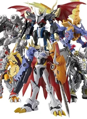 正版FRS数码宝贝Amplified手办拼装战斗暴龙奥米加钢铁加鲁鲁现货