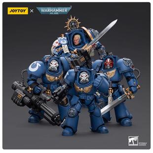 JOYTOY暗源战锤40K极限战士终结者小队 连长1:18可动兵人模玩现货