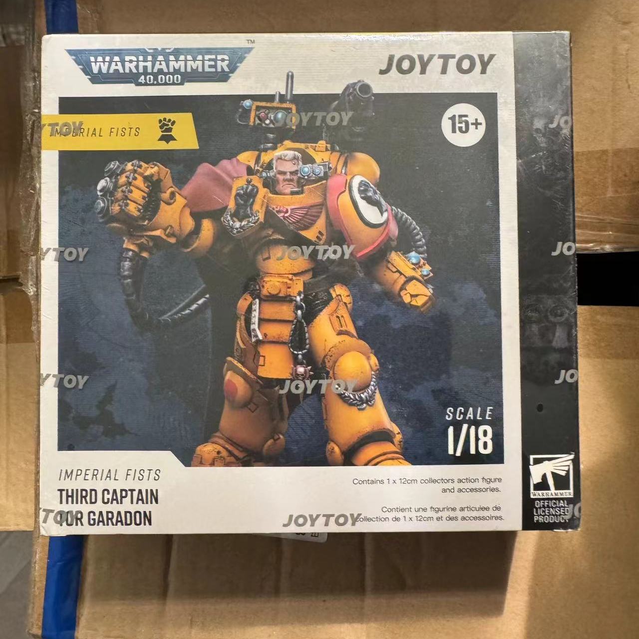 JOYTOY暗源战锤40K帝国之拳三连长托尔加拉顿JT3426可动兵人模型