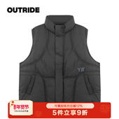 越也童装 保暖时候百搭简约上衣马甲洋气 新款 男童款 羽绒马夹冬季