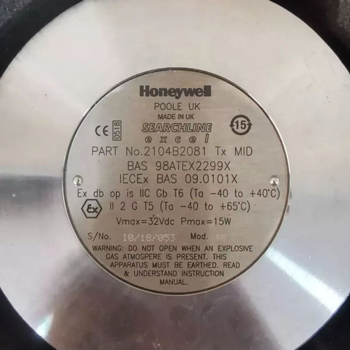 美国霍尼韦尔气体检测仪2104B2081 TX MID   2104B2091