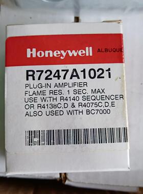 美国霍尼韦尔Honeywell燃烧控制器 R7247A1021