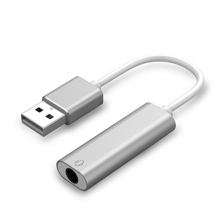 USB声卡7.1铝合金笔记本外置电脑K歌手机专用语音麦克风直播声卡