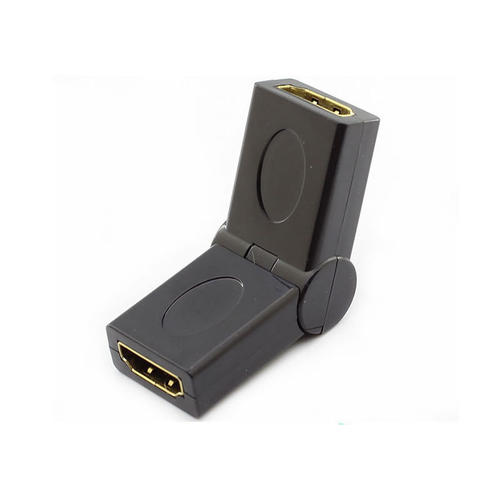 HDMI母转母弯头90度270度L型转接头180度360度旋转高清数据 1.4版