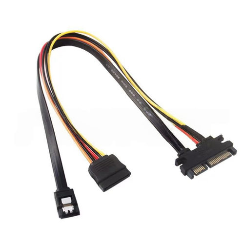 SATA7+15延长线 SATA数据电源延长线 公对母硬盘串口电源线分体试