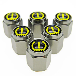 包邮胎压标志气门嘴帽 TPMS气门盖 防尘帽 美式通用胎压报警logo