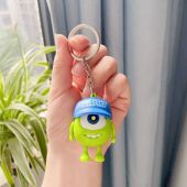 创意大眼仔钥匙扣LED发光发声表白礼物大学挂件汽车装 饰包钥匙链