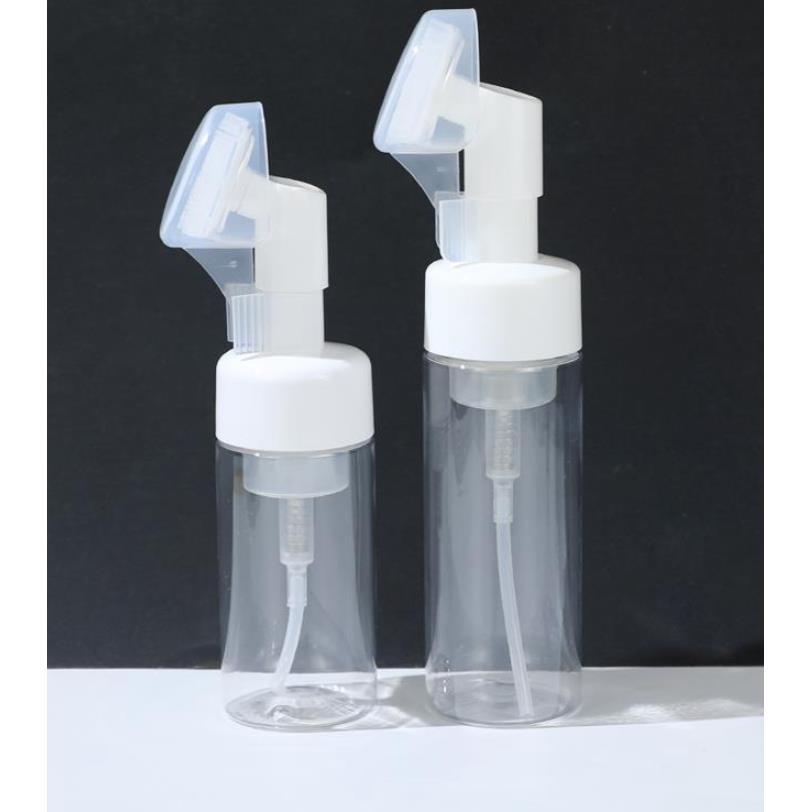 起泡瓶便携带刷头打泡器洗面奶分装空瓶洗脸按压泡沫瓶泡泡喷壶