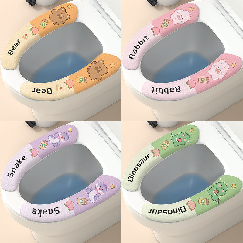 可水洗卡通马桶垫粘贴式通用马桶贴保暖静电吸附马桶坐垫坐便垫,家庭/个人清洁工具,马桶套/马桶座圈,淘宝优惠券,粉丝福利购,淘宝优惠卷