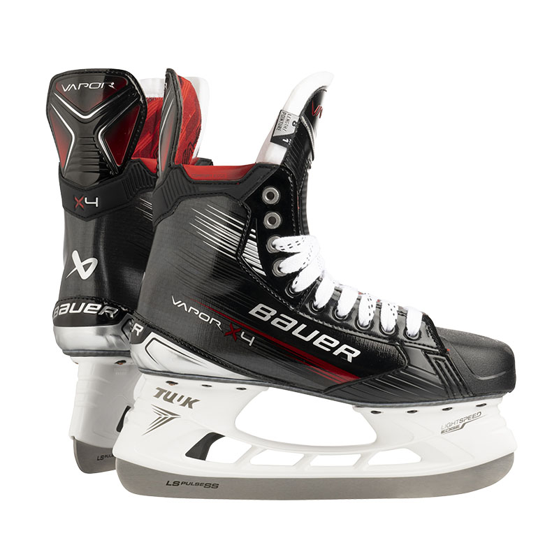 23年新款Bauer X4中级款儿童青少年成人冰球鞋鲍尔冰刀鞋滑冰鞋