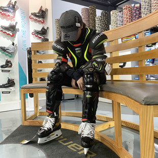 2020年新款Bauer 2X PRO青少年成人冰球护具套装护胸护腿护肘护膝