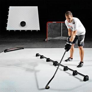 冰球仿真冰冰砖拨球板练习拨传球陆地冰球射门地砖 控球 训练器