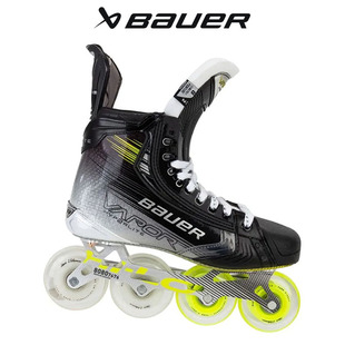 新款Bauer hyperlite2陆地冰球鞋鲍尔高级比赛轮滑球鞋碳纤维鞋身