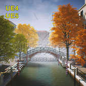 UE5程序化威尼斯环境建筑场景 Venice fast building 包更新