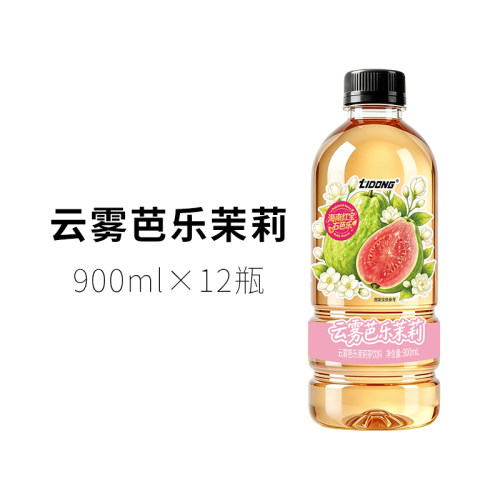 体动云雾芭乐茉莉茶新品畅饮装饮料900ml*12瓶大瓶装官方旗舰店正