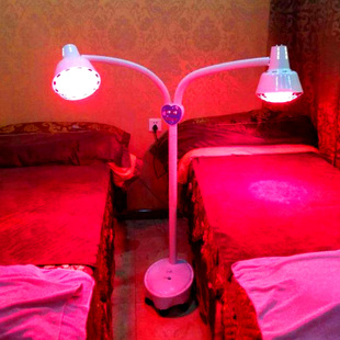 双头红外线理疗灯美容院专用加热光烤灯家用取暖光电烤理疗仪器