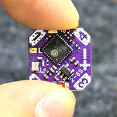 OrangFPV_Mini穿越机LED灯控RGB灯光控制器 无线调参WS2812控制器