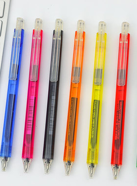 德国进口Schneider施耐德按动式水笔透明杆黑笔学生专用Fave菲尔可爱女生款可换G2笔芯速干中性笔高颜值文具